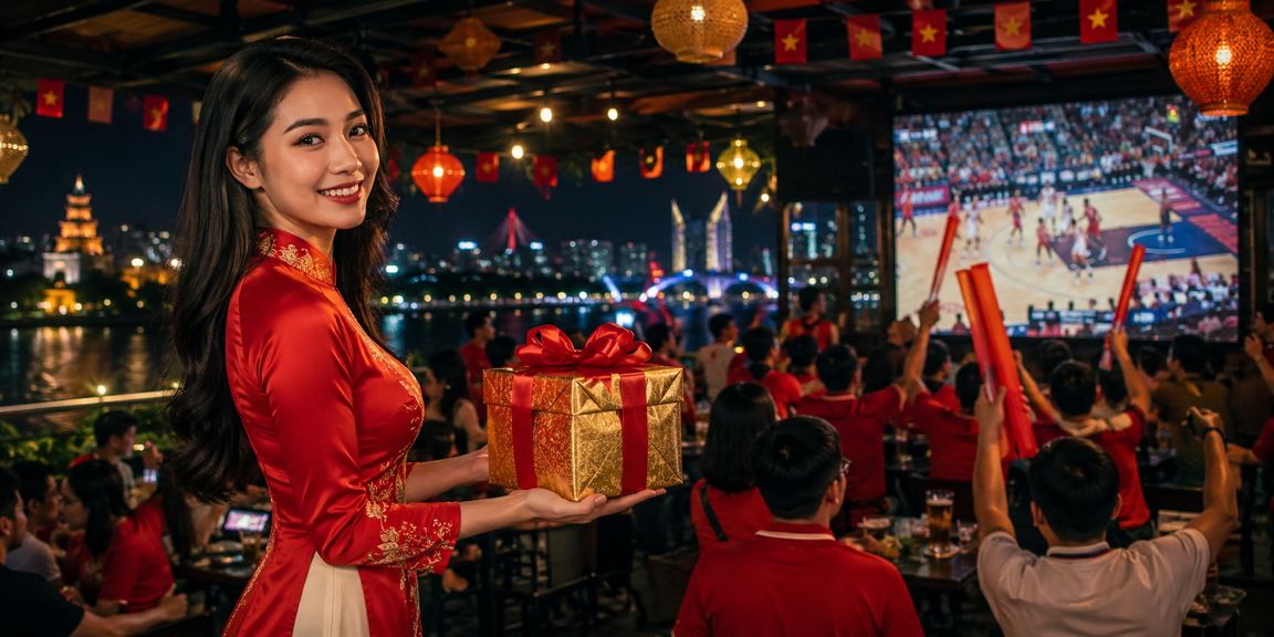 Hà Nội với bóng rổ và áo dài gợi chủ đề lịch thi đấu giải trí