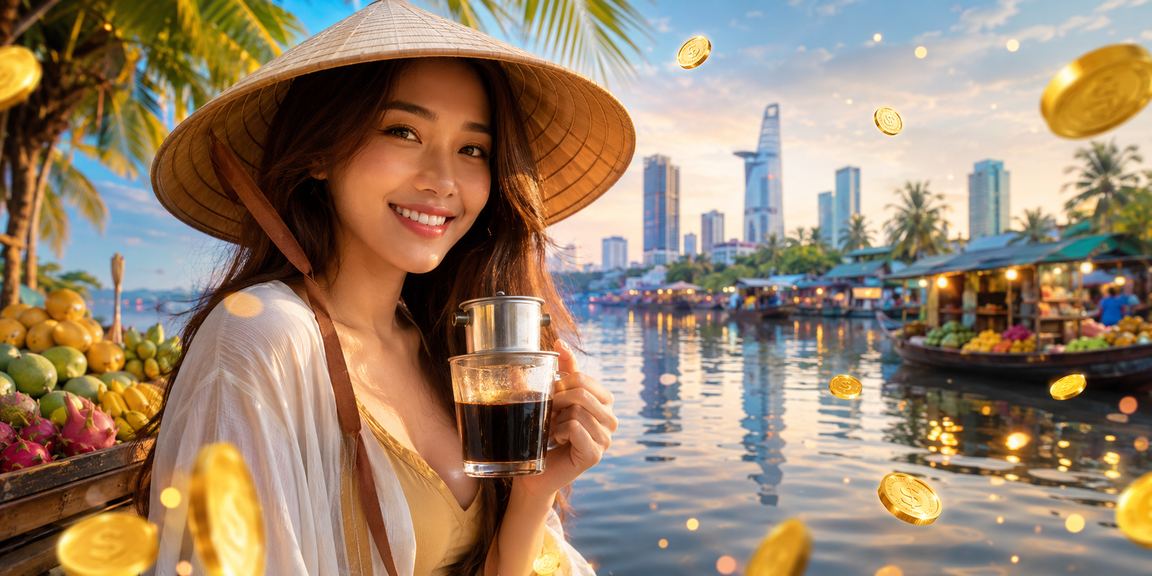 Bối cảnh miền Tây với điện thoại và nón lá gợi trải nghiệm an toàn